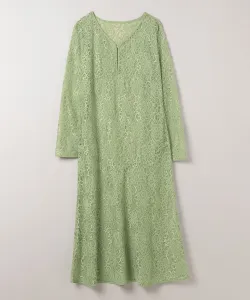 Платье с кружевной отделкой, растягивающейся в двух направлениях Jeanasis, цвет Other Green (72)