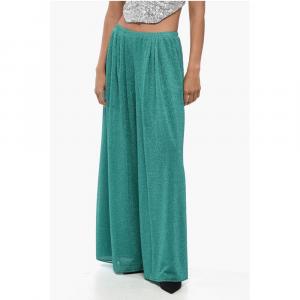 Брюки палаццо LUMIERE с люрексом Oséree, Light Blue