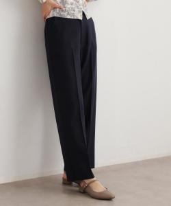 Цветные прямые брюки с эластичным поясом, пригодные для стирки.