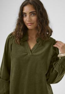 Блуза Culture RHAENA, Burnt Olive/Dark Green