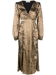 Roberto Cavalli платье со шнуровкой, золотой