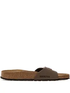 Сандалии Madrid из материала Birko-Flor под нубук Birkenstock, коричневый