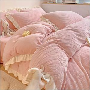 YUSIWOAL Комплект постельного белья Home Textile зимний утепленный плюшевый