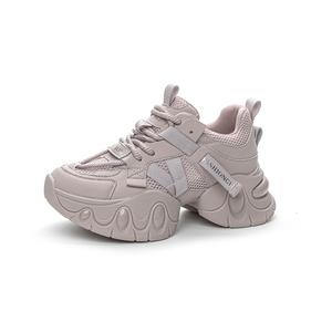 The mystery of glamour Женские розовые низкие массивные кроссовки, цвет Pink