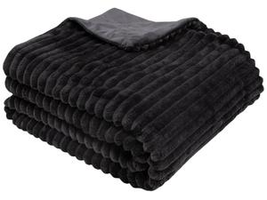 Мягкое одеяло Zollner 00000603, черный