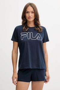 Хлопковая пижама Fila, темно-синий