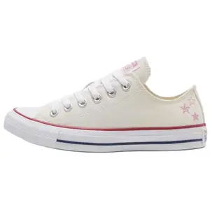 Converse Низкие парусиновые туфли All Star, устойчивые к истиранию, унисекс, экрю