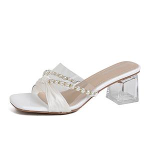 TAFN Скользящие сандалии женские белые