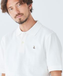 Премиальная рубашка-поло Double L, короткий рукав, вышивка в виде сапог, японский крой.