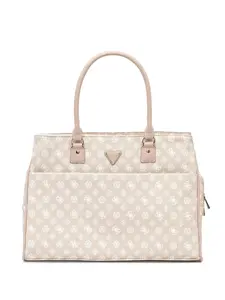 Сумка-тоут с монограммой Guess Usa, нейтральный