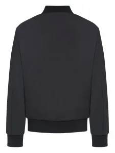 Бомбер на молнии Low Brand, черный