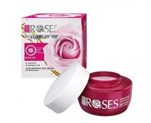 Крем с розовым маслом, аргановым маслом и морским коллагеном, 50 мл Nature of Agiva