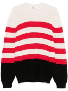 MSGM полосатый свитер, нейтральный
