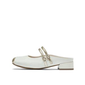 DAPHNE Устойчивые к истиранию сандалии с закрытым носком, женские, белые