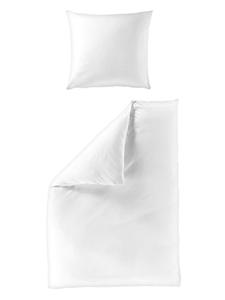 Jack Постельное белье Mako из атласа, однотонное белое