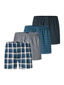 Трусы боксеры Schiesser, цвет grau/blau/dunkelblau