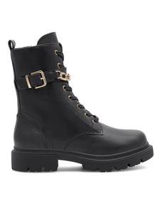 Ботильоны на плоской подошве Sergio Bardi, черный