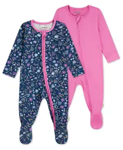 Детский комбинезон с длинными рукавами, набор из 2 штук Huggies, розовый