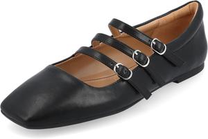 Женские балетки Journee Collection Darlin Mary Jane с квадратным носком, черный