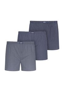 Комфортные трусы-боксеры из чистого хлопка, 3 пары мужских трусов-боксеров JOCKEY, темно-синий