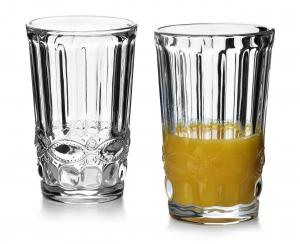 Mondex Стакан для напитков Elise, прозрачный, 16,5/24,5/13,5 см