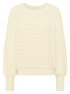 Женский вязаный свитер бежевого цвета faina