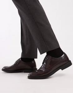 Броги бордового цвета River Island