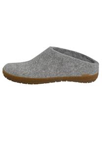 Тапочки glerups Pantoffeln Naturkautschuksohle, серый