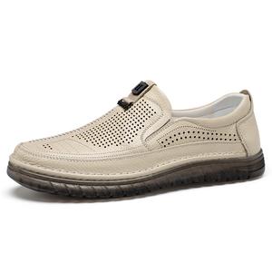 Tonlion Мужские повседневные туфли. Низкие. Цвет экрю/хаки