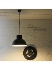 Подвесной светильник Ø 33 x (T)110 см в черно-белом цвете Licht-Erlebnisse