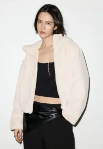 Зимняя куртка с капюшоном Pull&Bear, Beige