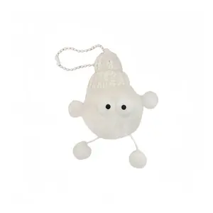 Очаровательные куклы Little Coal Ball плюшевый кулон высота 7см LALABABY, белый