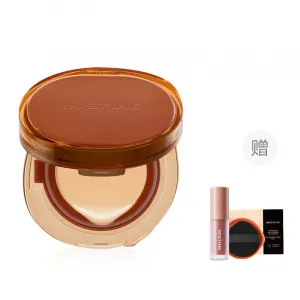 Мягкая бархатная воздушная подушечка тональная основа с эффектом тумана увлажняющая стойкая маскирующая для чувствительной кожи смешанного типа 12г Mistine