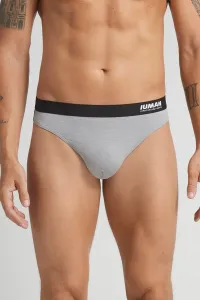 Трусики-Стринги с логотипом Iuman Intimissimi Uomo, Pale Grey