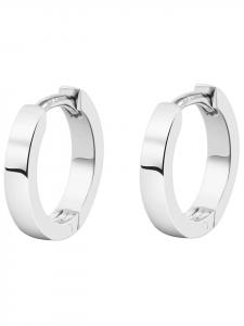 Adeliás Женские серьги - серьги-кольца на шарнирах из серебра 925 пробы