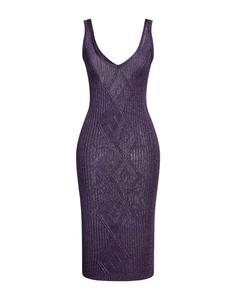 Платье миди Valentino Garavani, фиолетовый