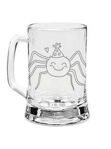 Пивная кружка паук Агата вечеринка без слов в прозрачном Mr. & Mrs. Panda