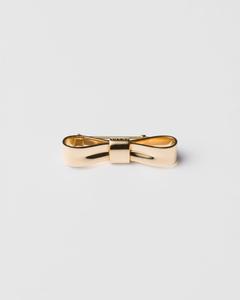 Prada Маленькая брошь-бант Eternal Gold - желтое золото