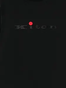 Свитшот с логотипом Kiton, черный