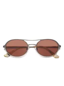 Солнцезащитные очки круглой формы Bird Boogie Retrosuperfuture, серый