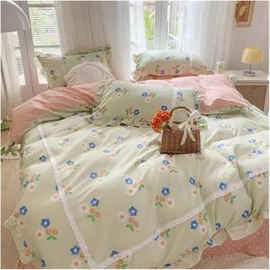 WQQ2878FFFFWAAAAA Комплект постельного белья Lace Princess с принтом роз для девочек