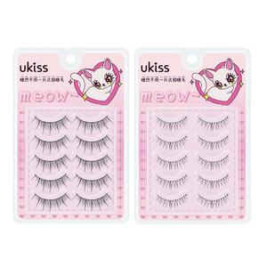 Ресницы Differently One Piece полной длины с жестким стержнем, одиночный пучок UKISS