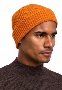 Шапка FALKE Basic Hat Cable Knit Unisex, Marigold/Gold-Coloured