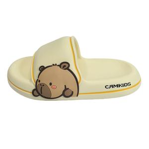 Нескользящие и дышащие детские тапочки CAMKIDS, бежевый