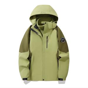 JEEP SPIRIT Теплый износостойкий водостойкий ветрозащитный ветровка Унисекс, Olive Green (Two-Piece Set)
