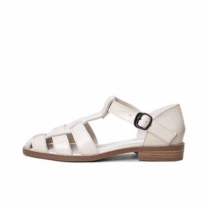 SHOEMAKER QUEEN Римские сандалии женские молочно-белые, цвет Milk White