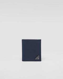 Кошелек из сафьяновой кожи Prada, синий