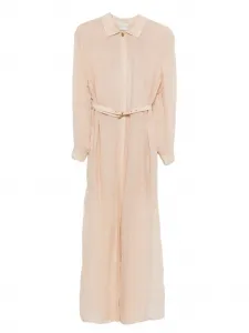 Льняное платье Le Kasha, нейтральный