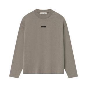 Футболка Fear of God Essentials Classic Fit Long-Sleeve Tee, Homestead Heather