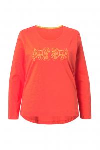 LAURASØN Лонгслив в красном цвете